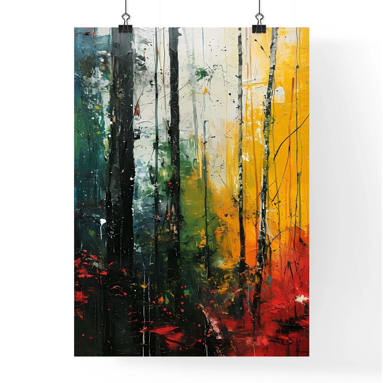 A Poster of Forests landscape - A Painting O Poster