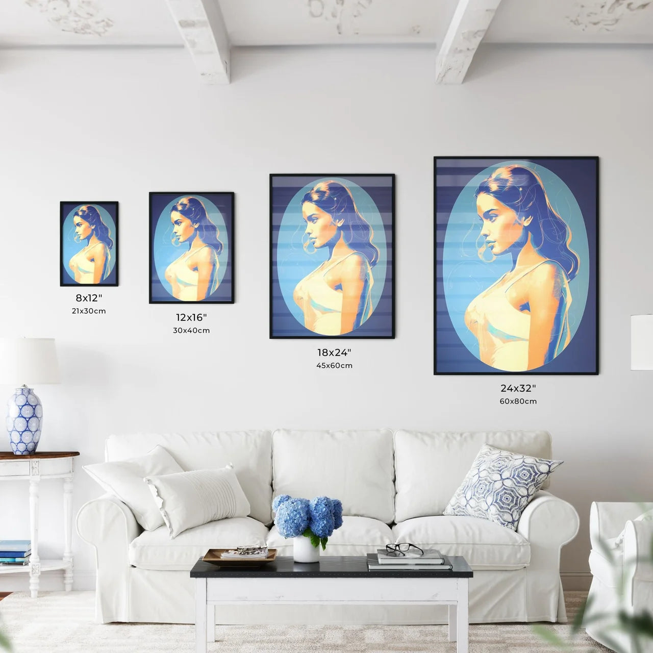 A Poster of Cinderella running in her chic - - Kitchen Hangings