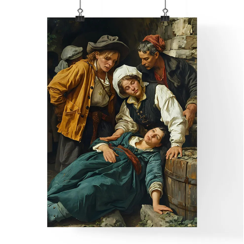 A Poster of injured soldiers - A Painting O Poster
