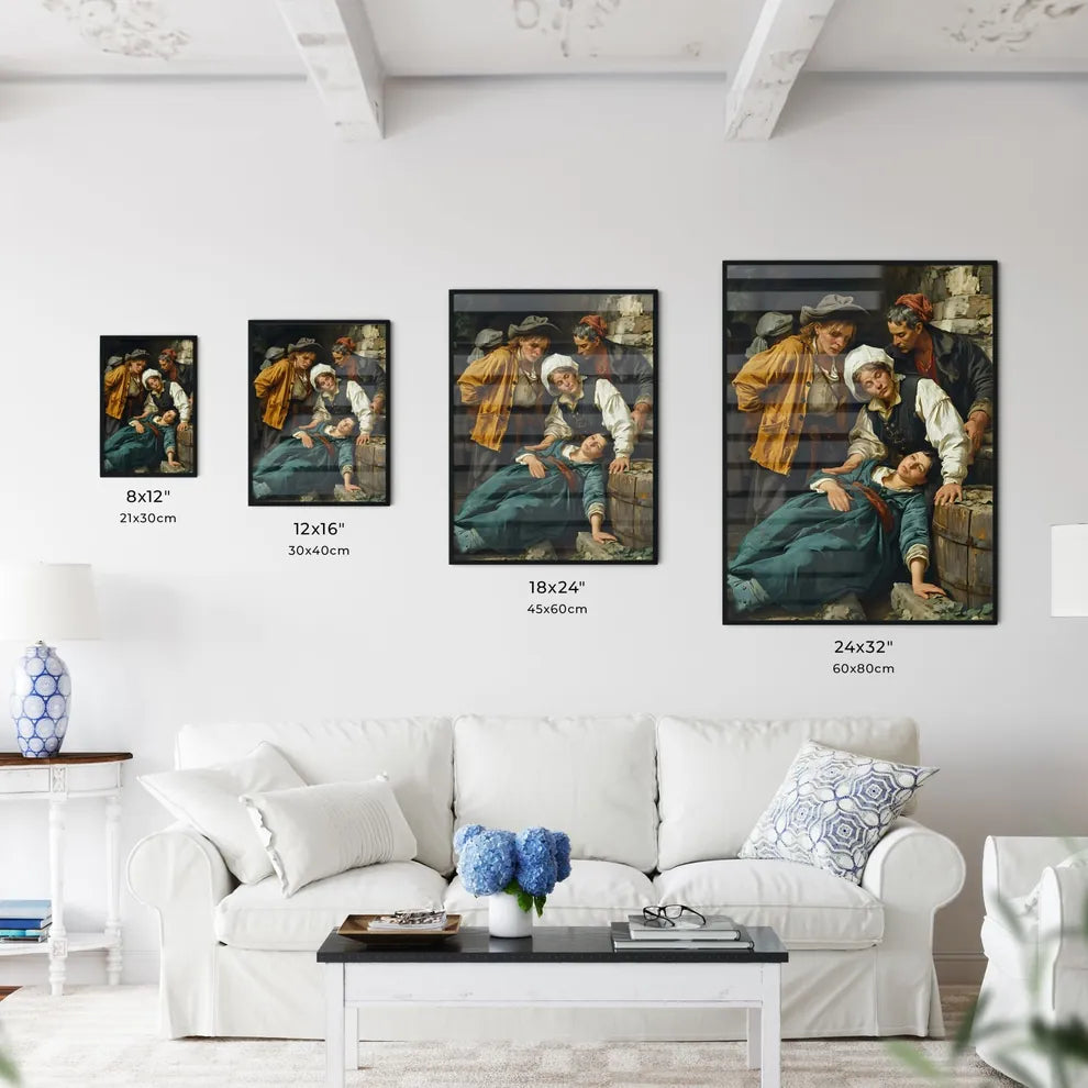 A Poster of injured soldiers - A Painting O - Kitchen Hangings