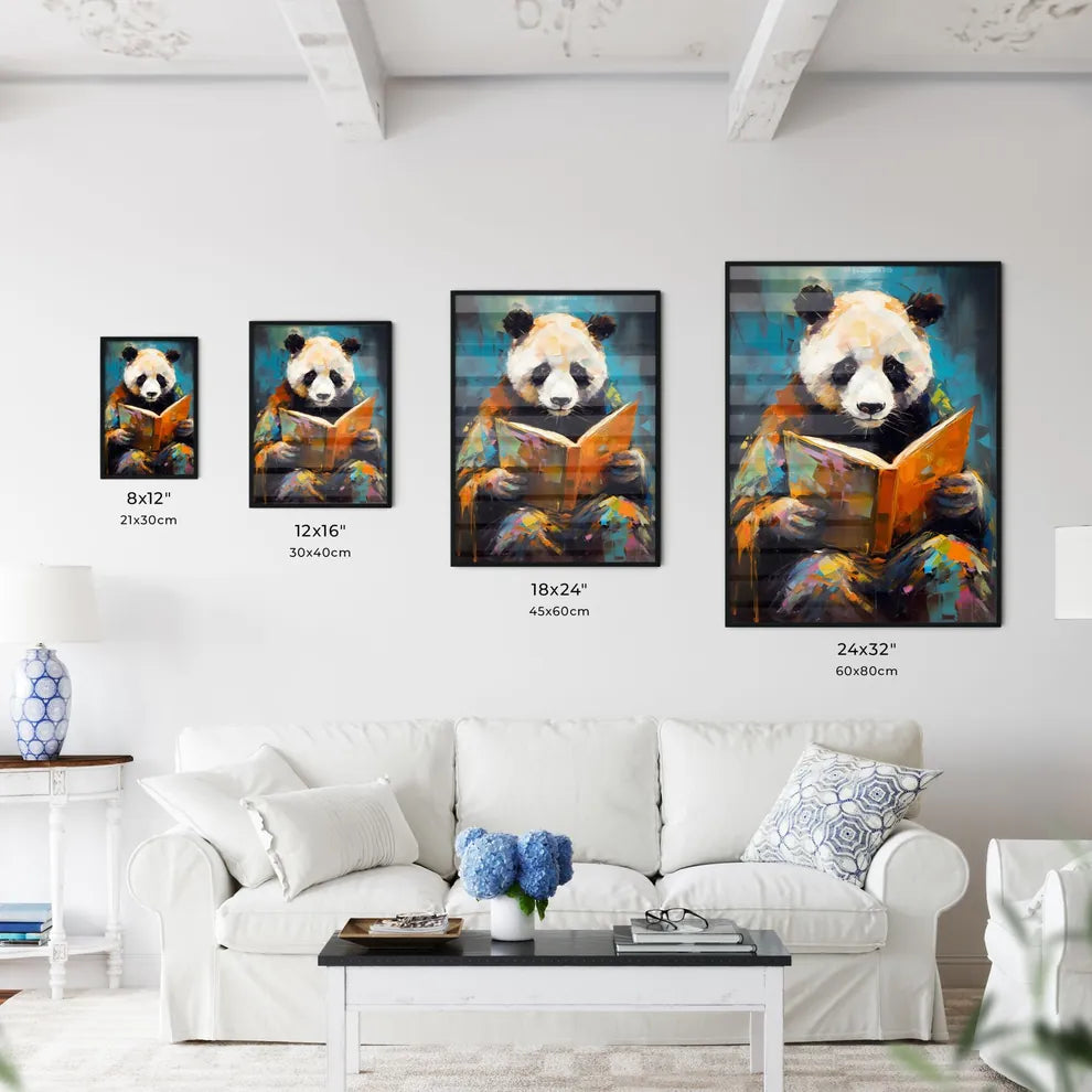 A Poster of the book panda  Size Chart