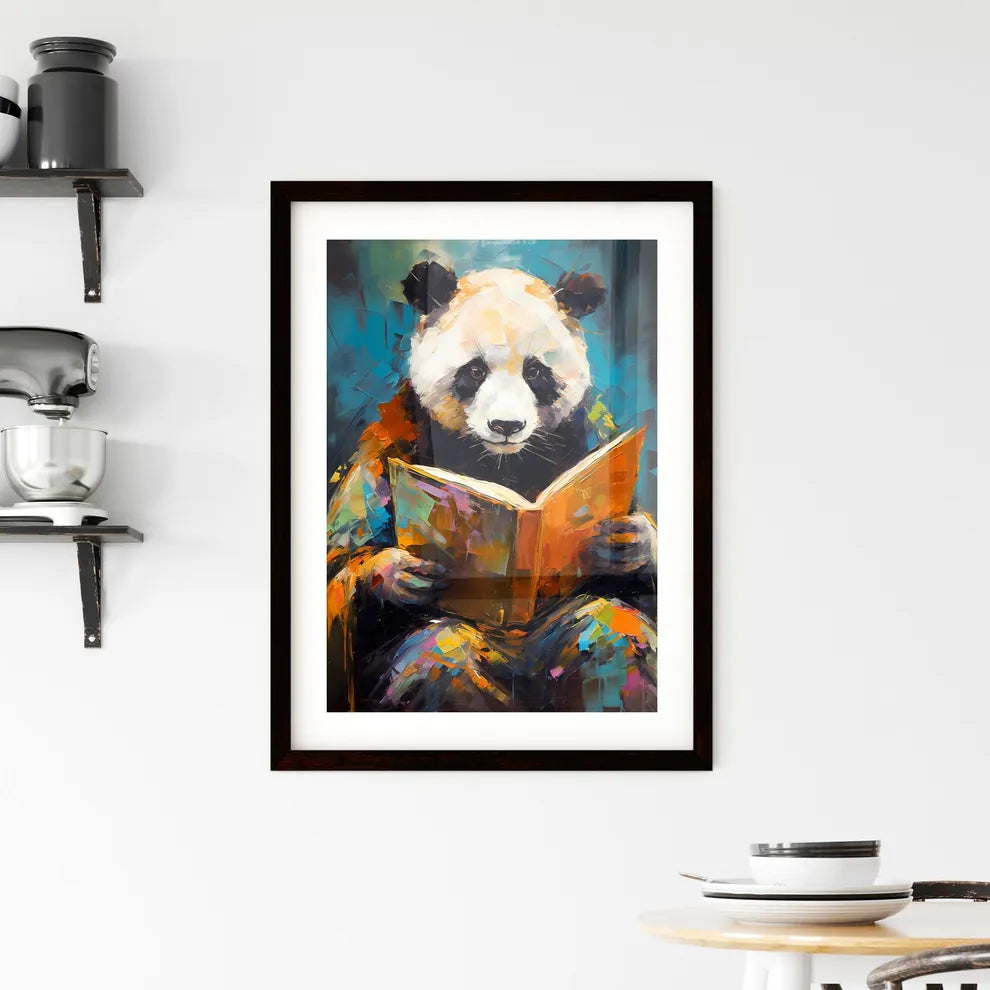 A Poster of the book panda  Framed Print