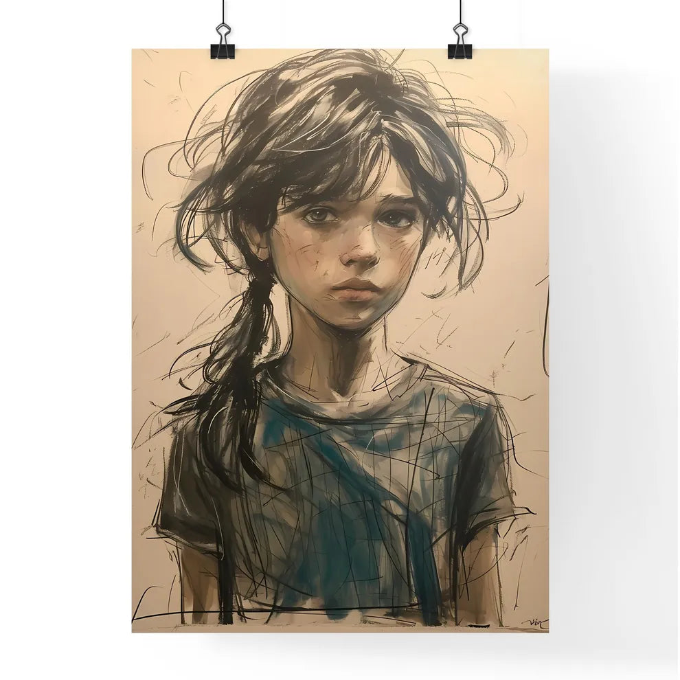 A Poster of scratchy art Poster