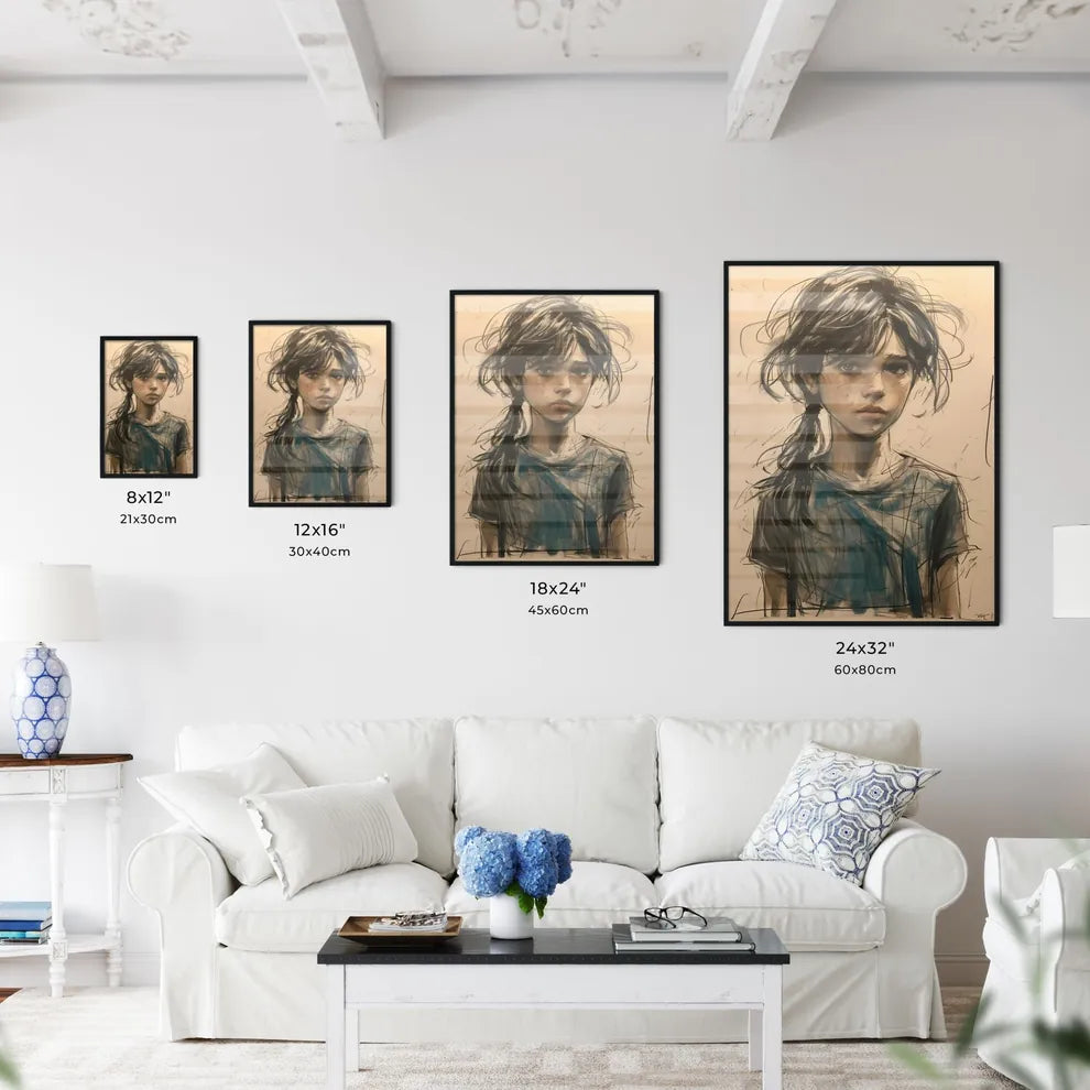 A Poster of scratchy art - Kitchen Hangings