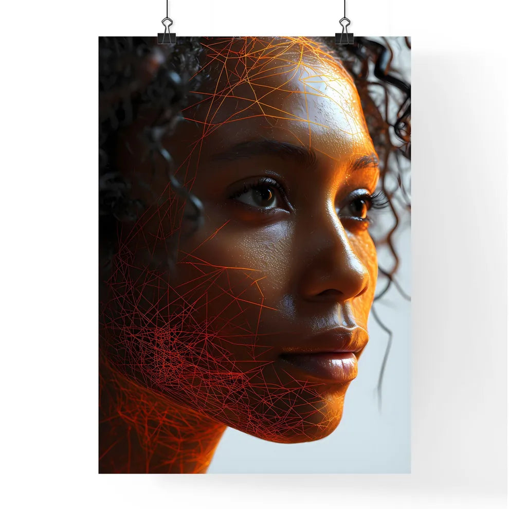 A Poster of drawing - A Close Up O Poster