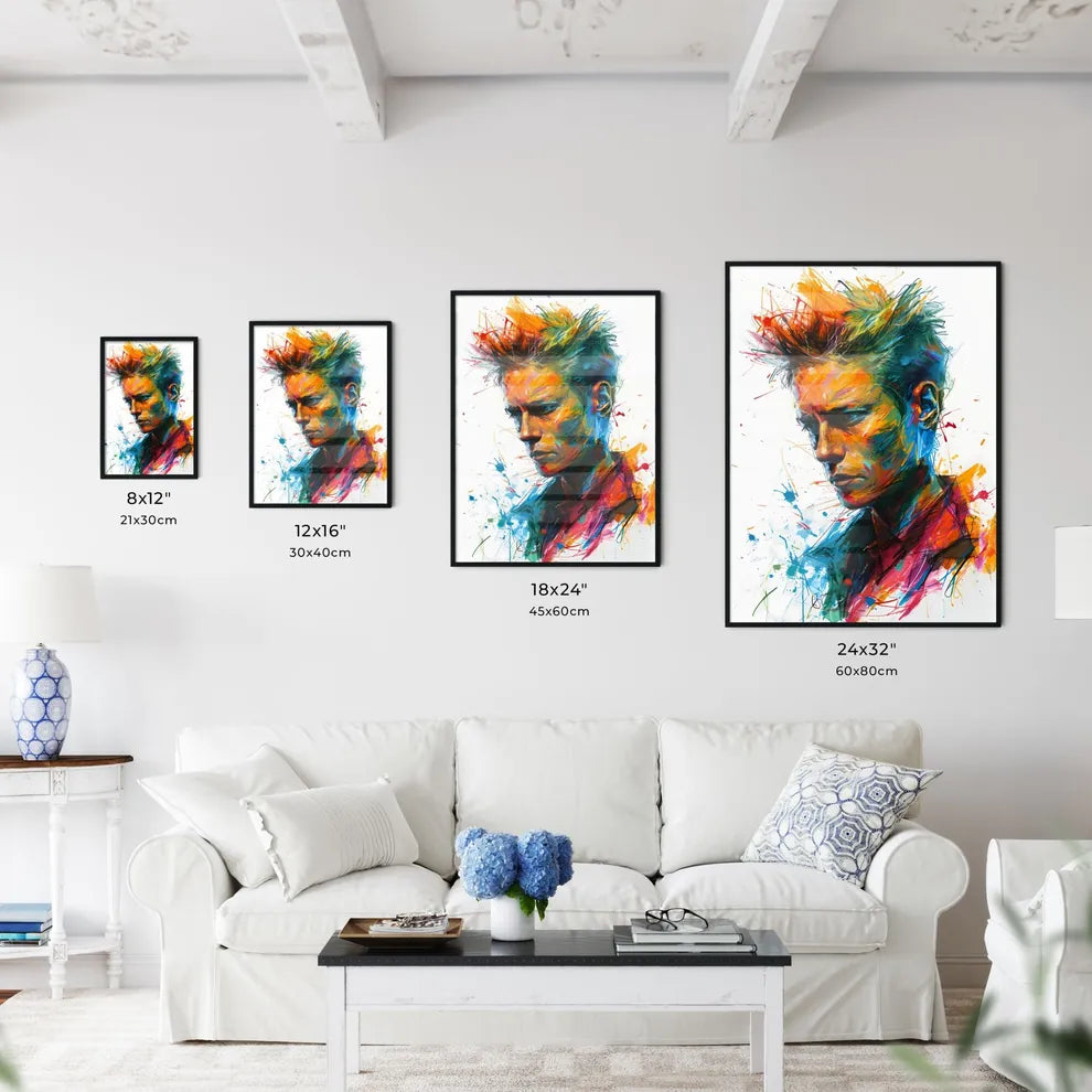 A Poster of Knut Hebstreit drawing - A Man W - Kitchen Hangings