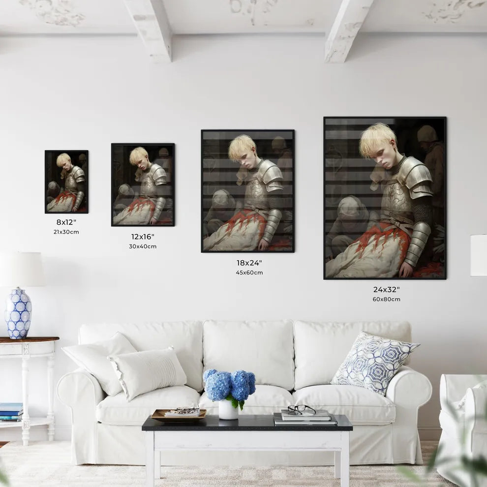 A Poster of The tragic death of the albino b - Kitchen Hangings