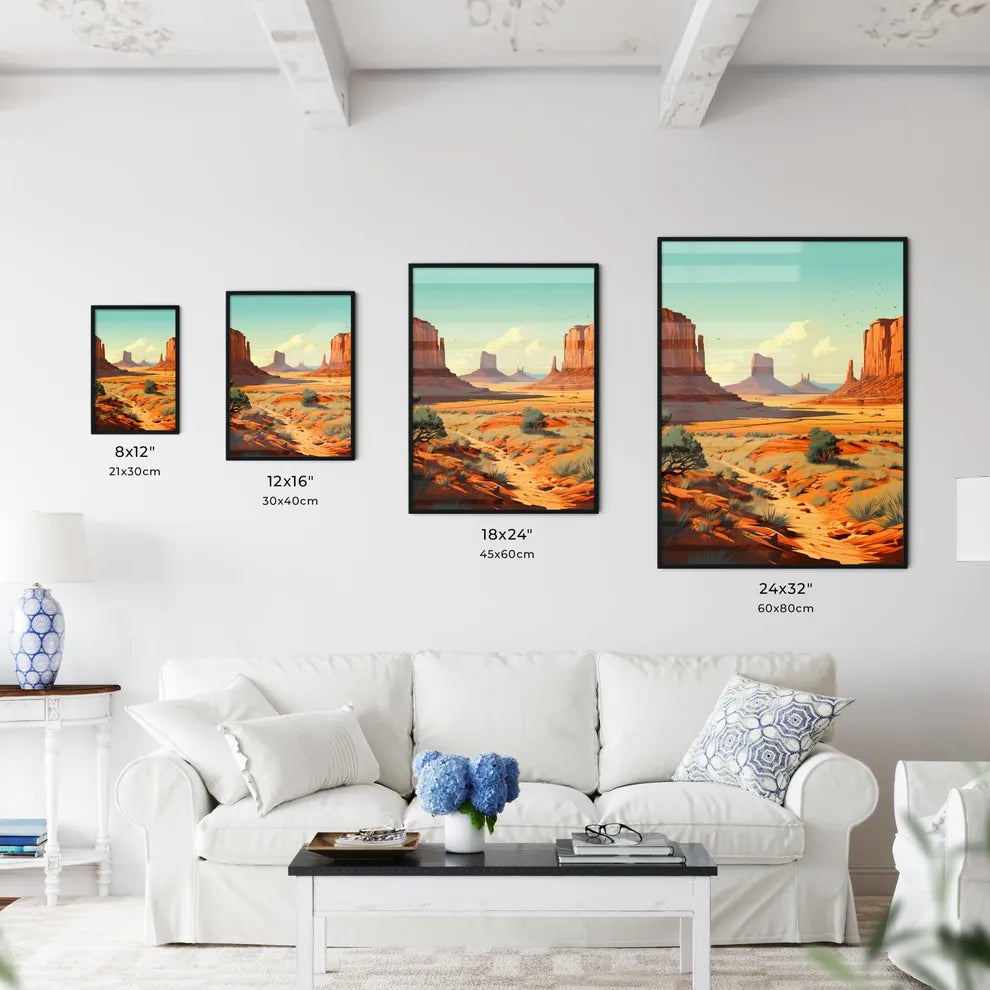 A Poster of Monument Valley Natinal Park - A - Kitchen Hangings
