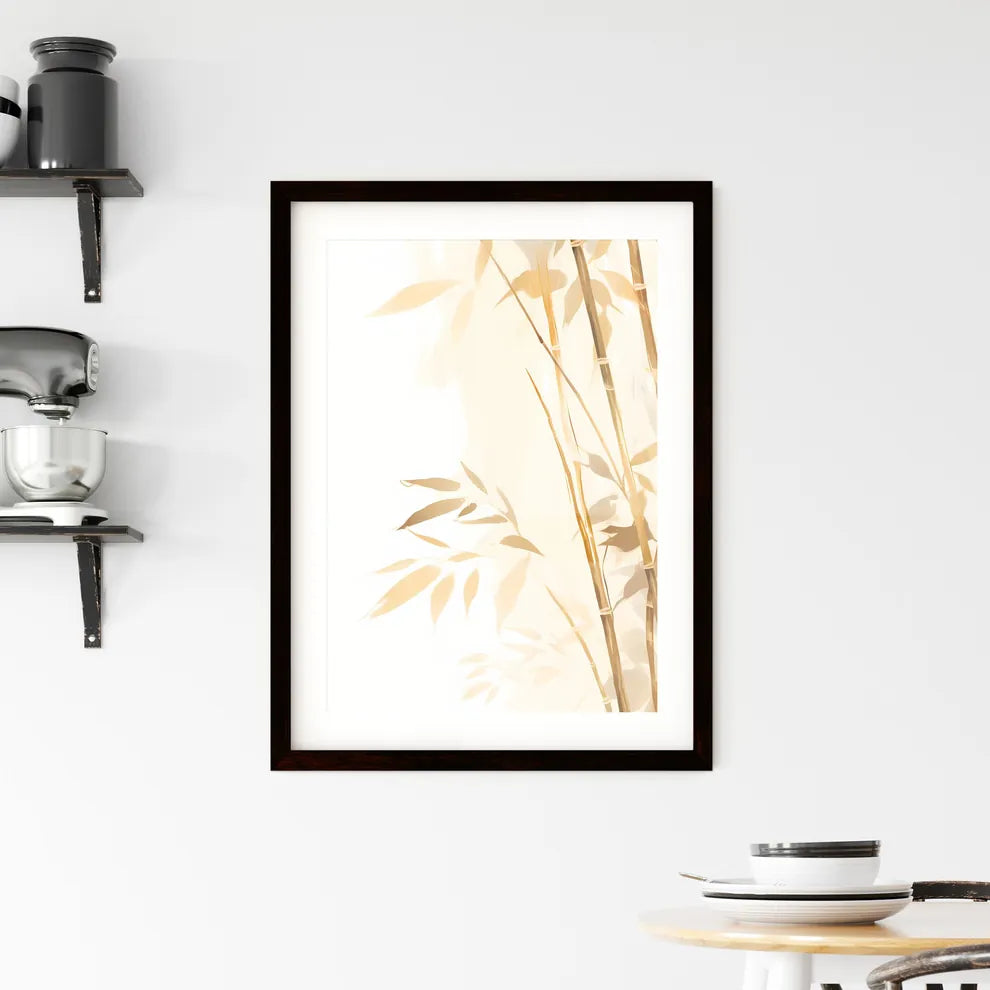 A Poster of Drawing of Minimal Style - A Clo Framed Print