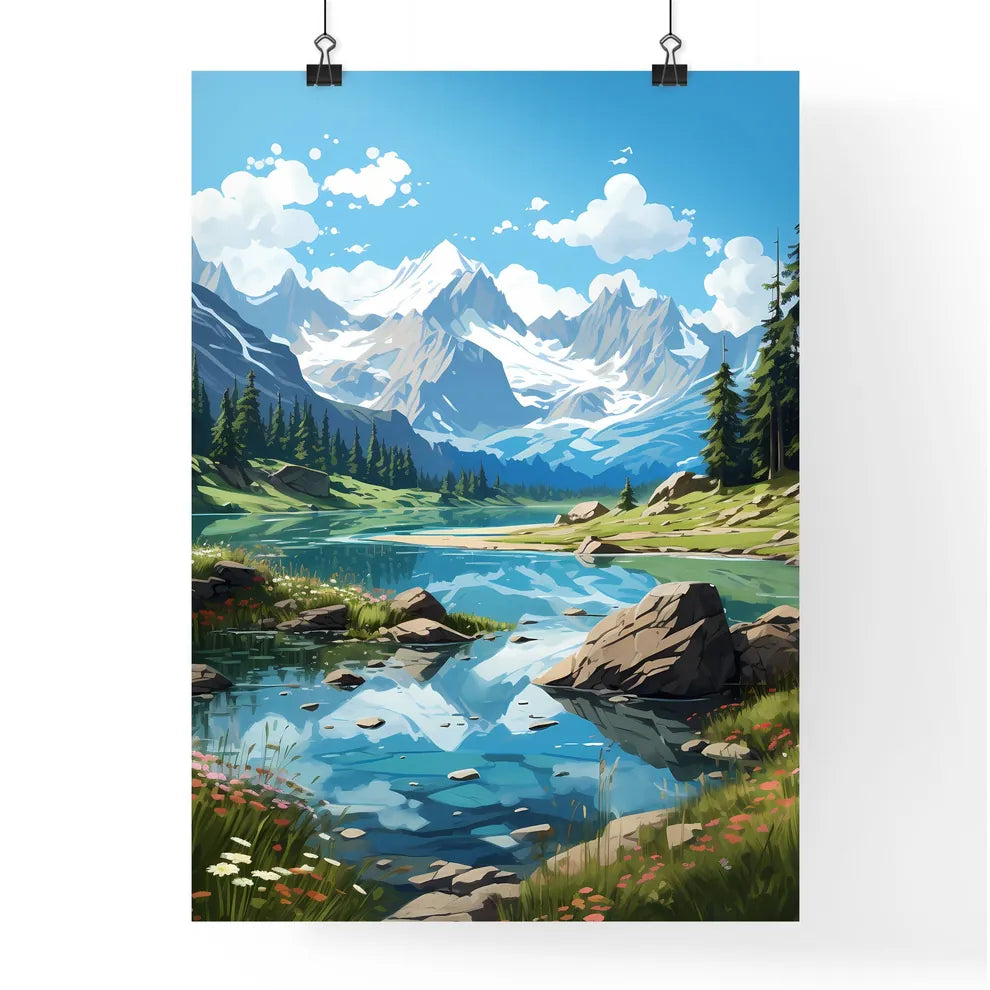 A Poster of Whistler National Park - A River Poster