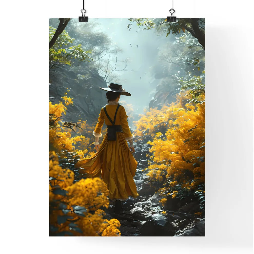 A Poster of lady of the garden - A Woman In  Poster