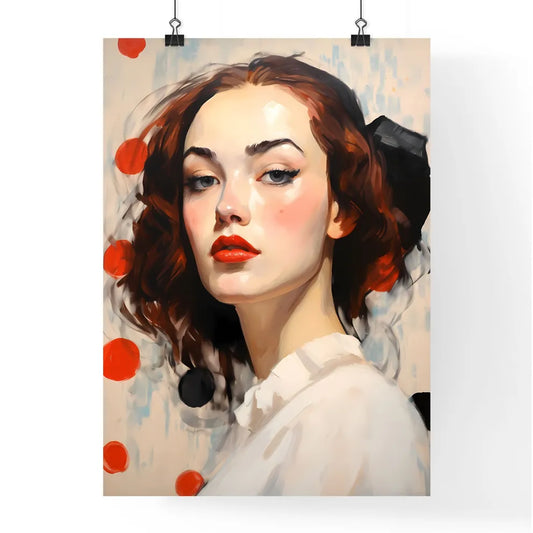 A Poster of young glamorous woman - A Woman  Poster