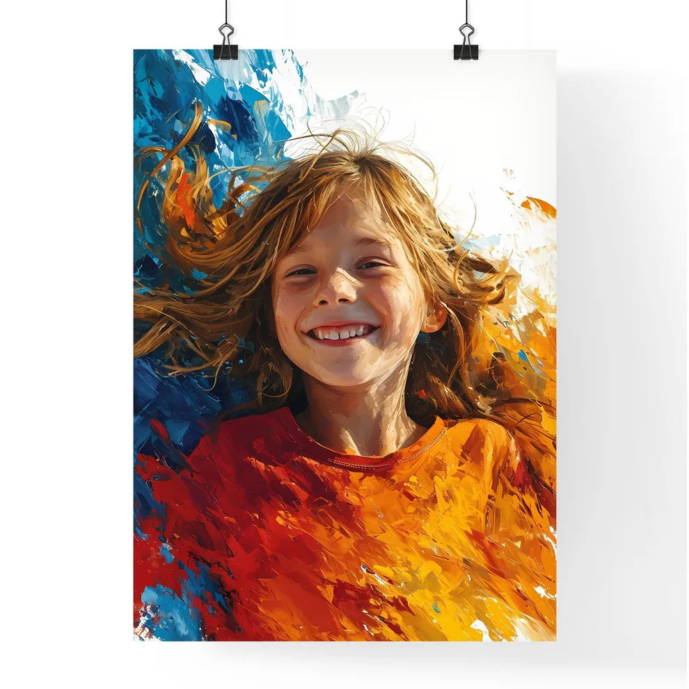 A Poster of t-shirt design of abstract smili Poster