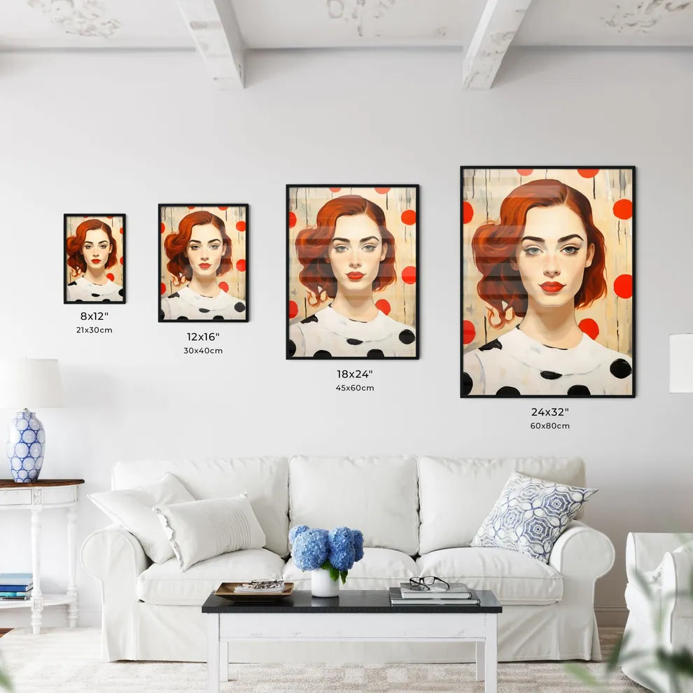 A Poster of young glamorous woman - A Woman  - Kitchen Hangings