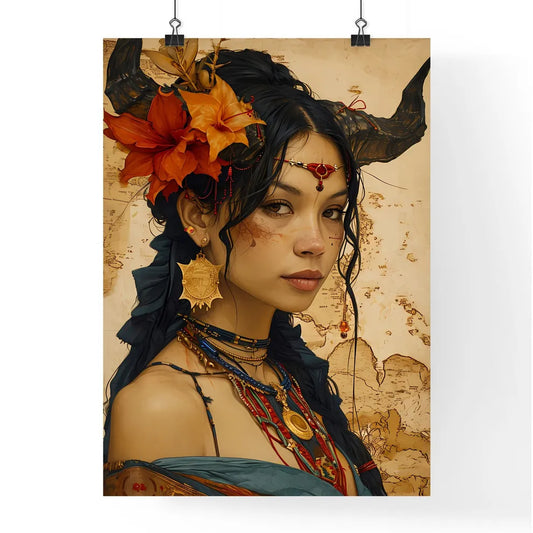 A Poster of a quirky lady has a secret - A W Poster