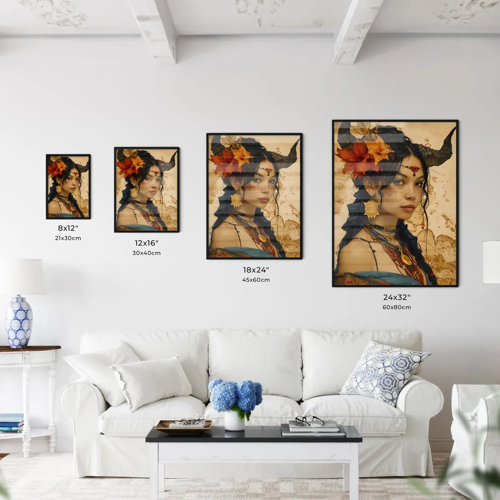 A Poster of a quirky lady has a secret - A W - Kitchen Hangings