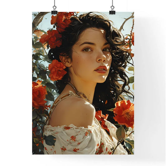 A Poster of lady of the garden - A Woman Wit Poster