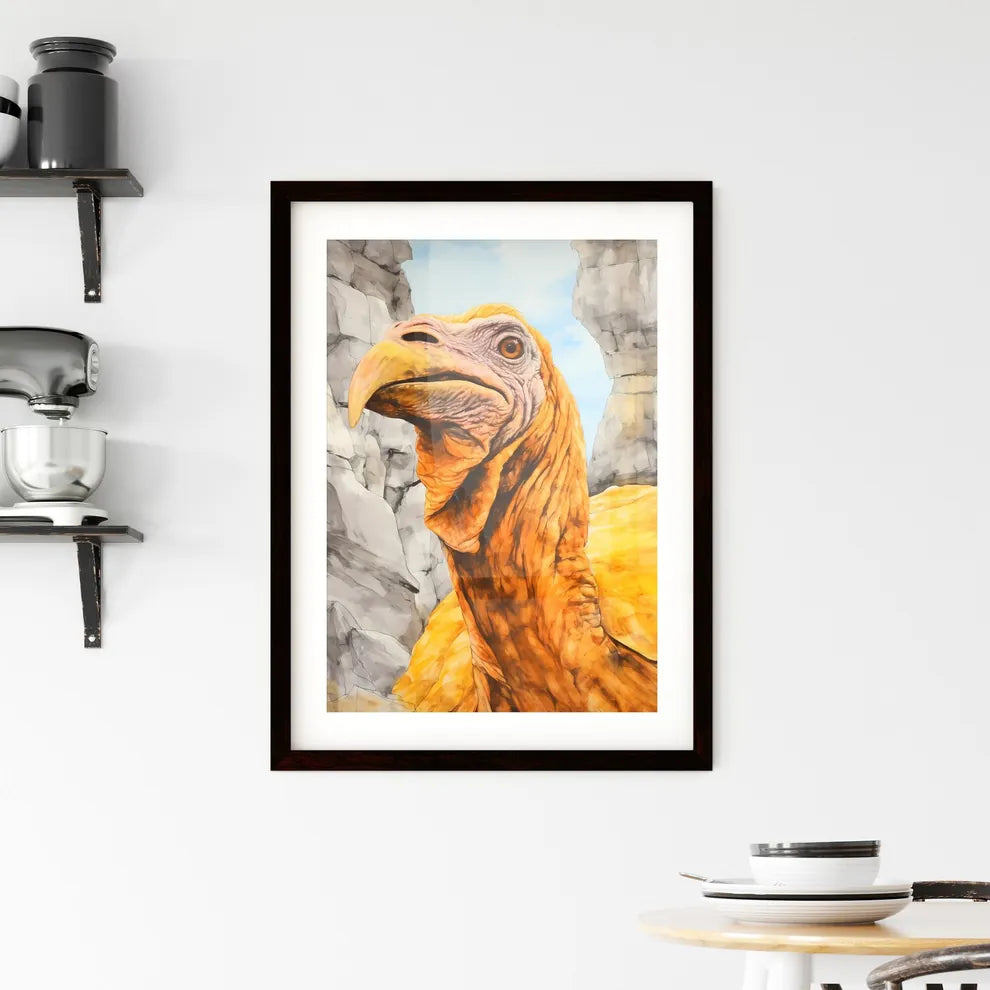 A Poster of Thanksgiving turkey  Framed Print