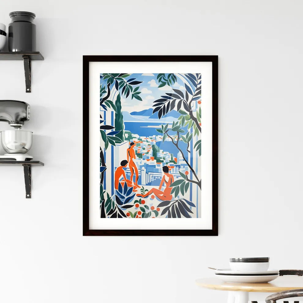 A Poster of if Matisse was a photographer -  Framed Print