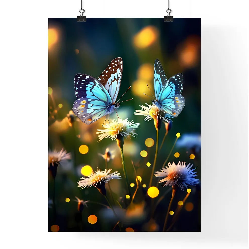A Poster of A meadow full of flowers  Poster