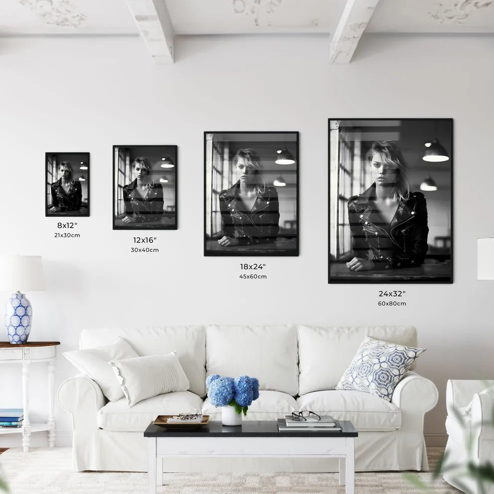 A Poster of leather goddess in a trendy kitc - Kitchen Hangings