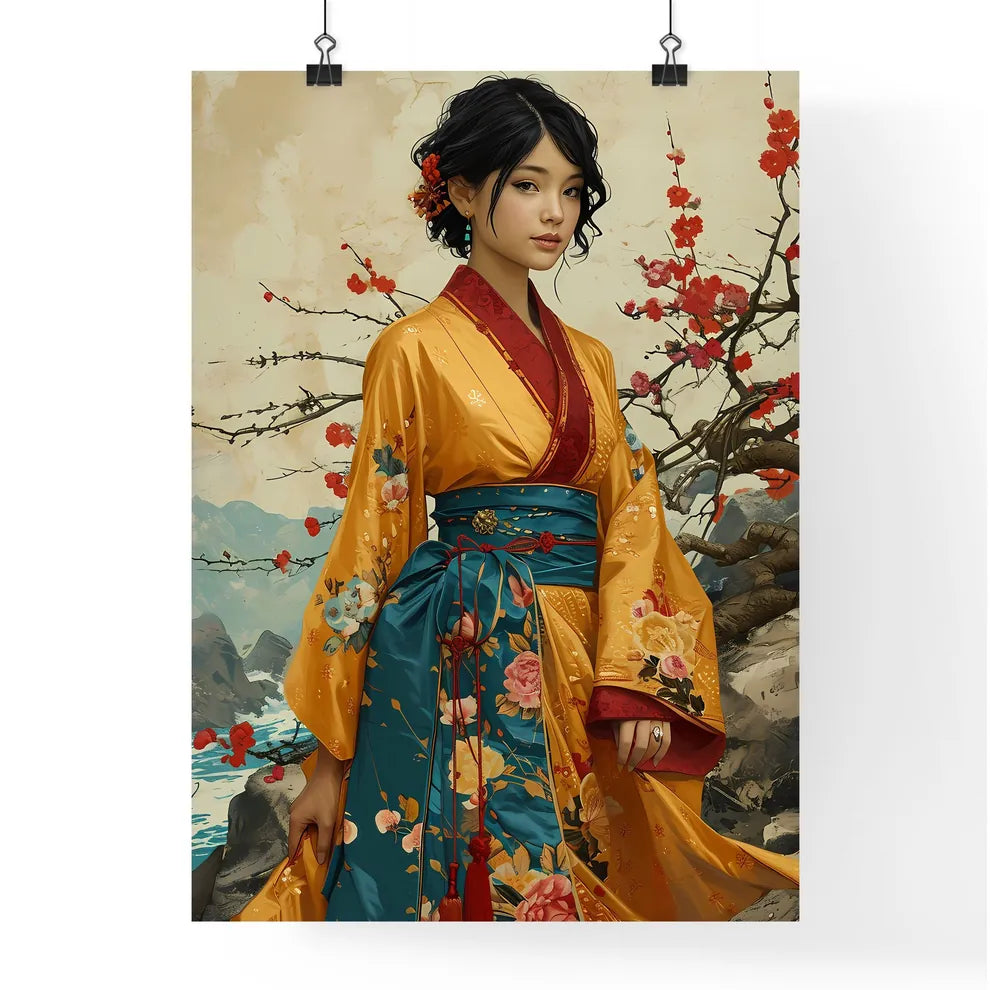 A Poster of american fashion magazine styled Poster