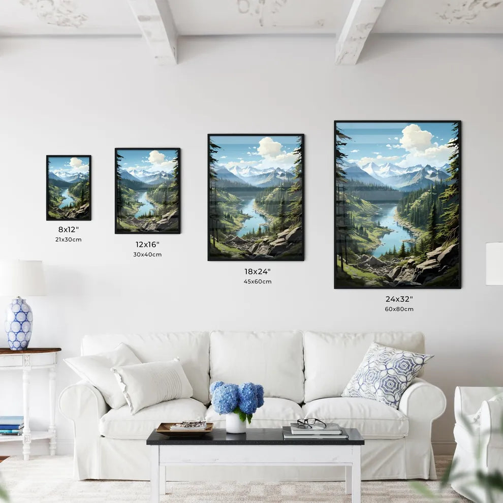 A Poster of Whistler National Park - A River - Kitchen Hangings
