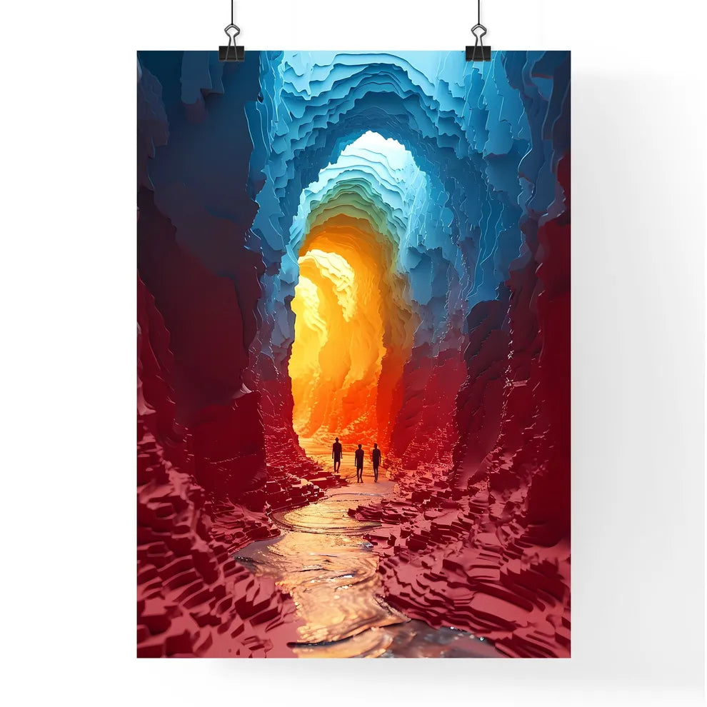 A Poster of paper art style illustration  Poster