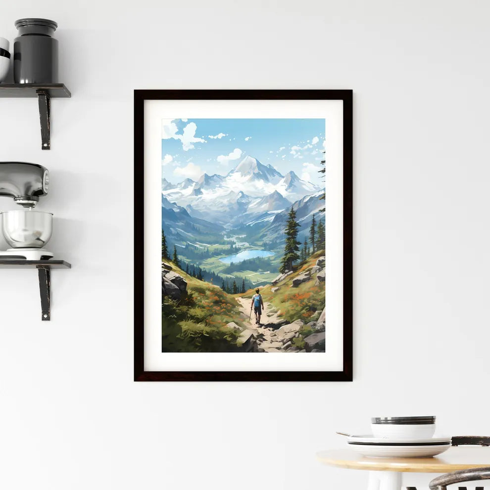 A Poster of Whistler National Park - A Perso Framed Print