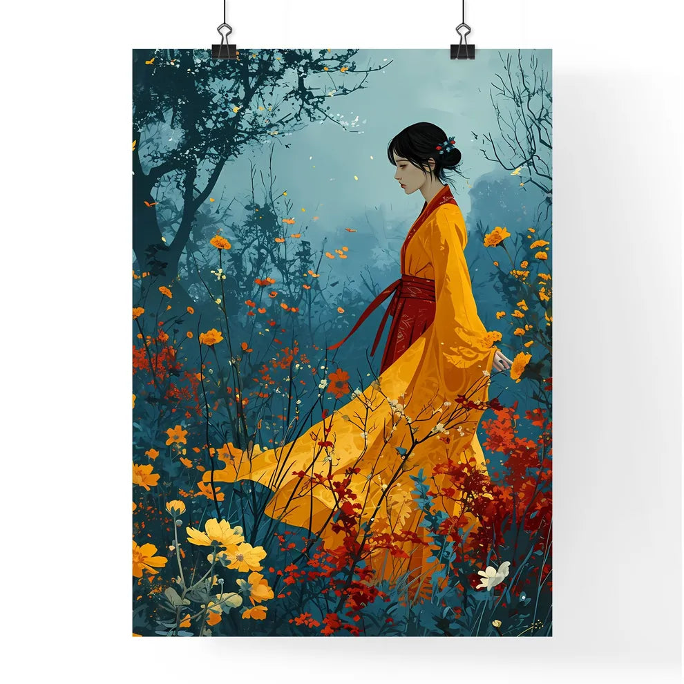 A Poster of american fashion magazine styled Poster