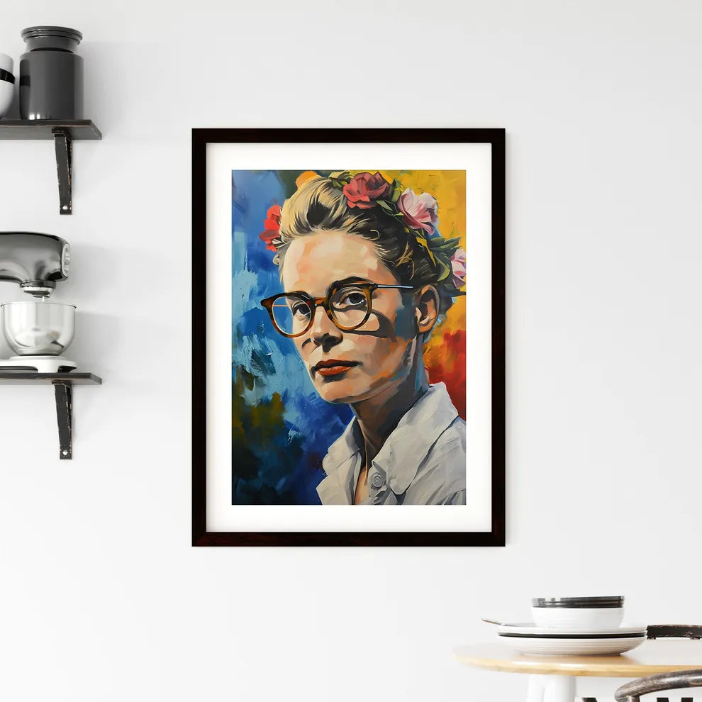 A Poster of Lolita from Vladimir Nabokov Por Framed Print