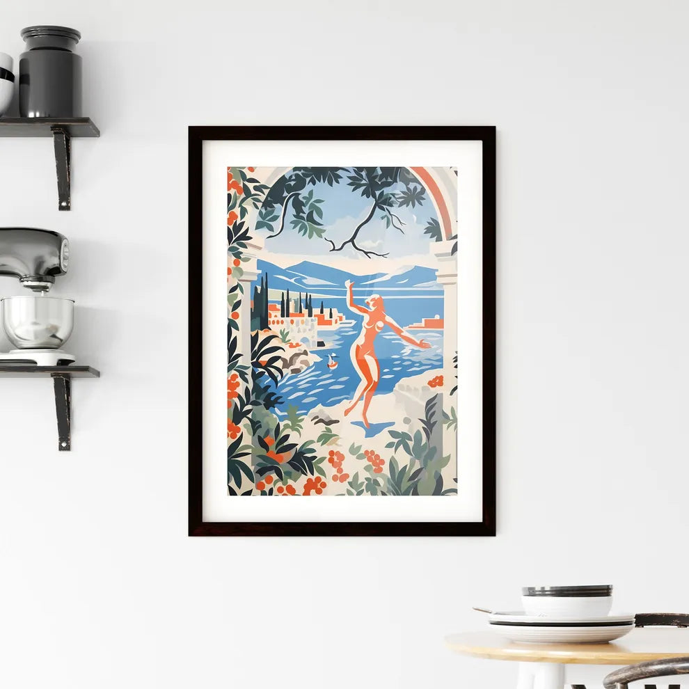 A Poster of if Matisse was a photographer -  Framed Print