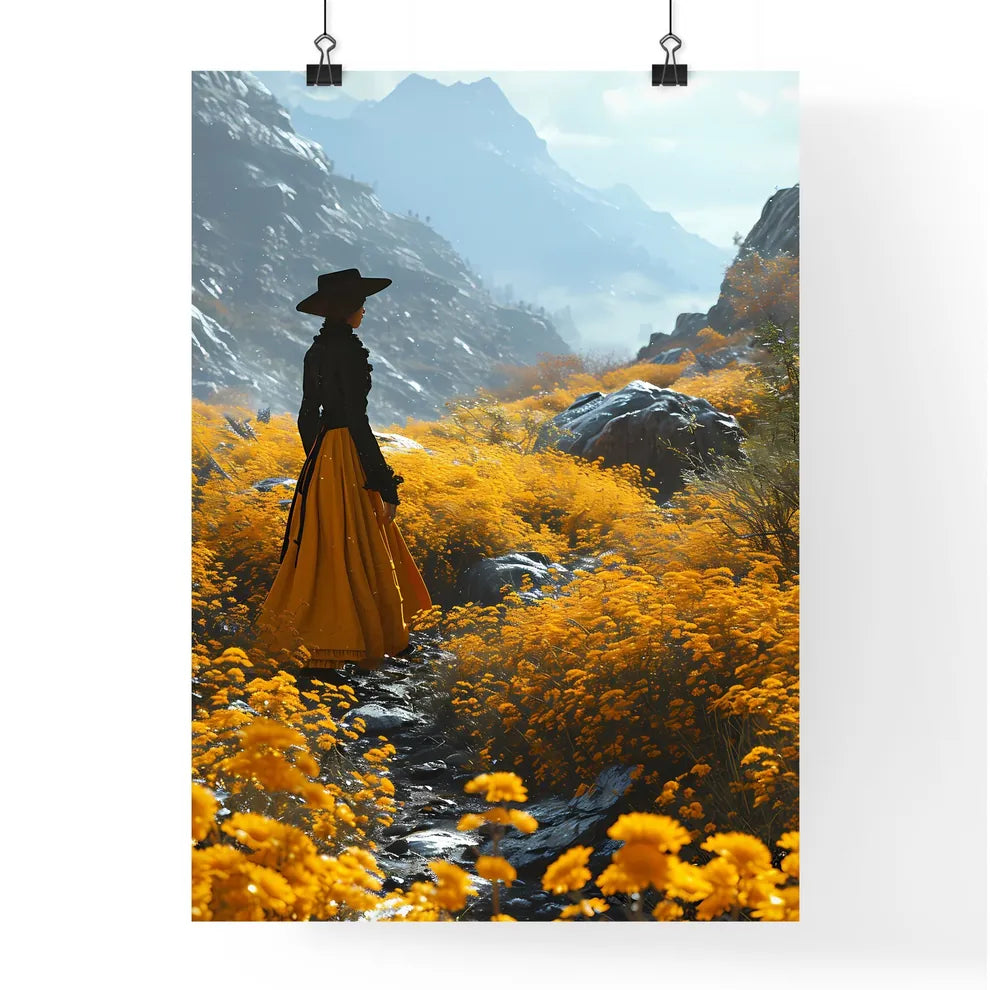 A Poster of lady of the garden - A Woman In  Poster