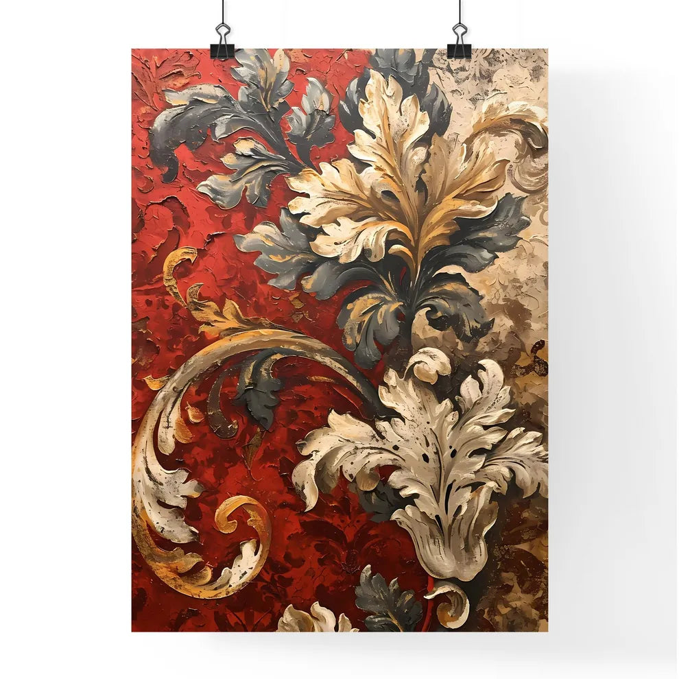 A Poster of vintage wallpaper design  Poster