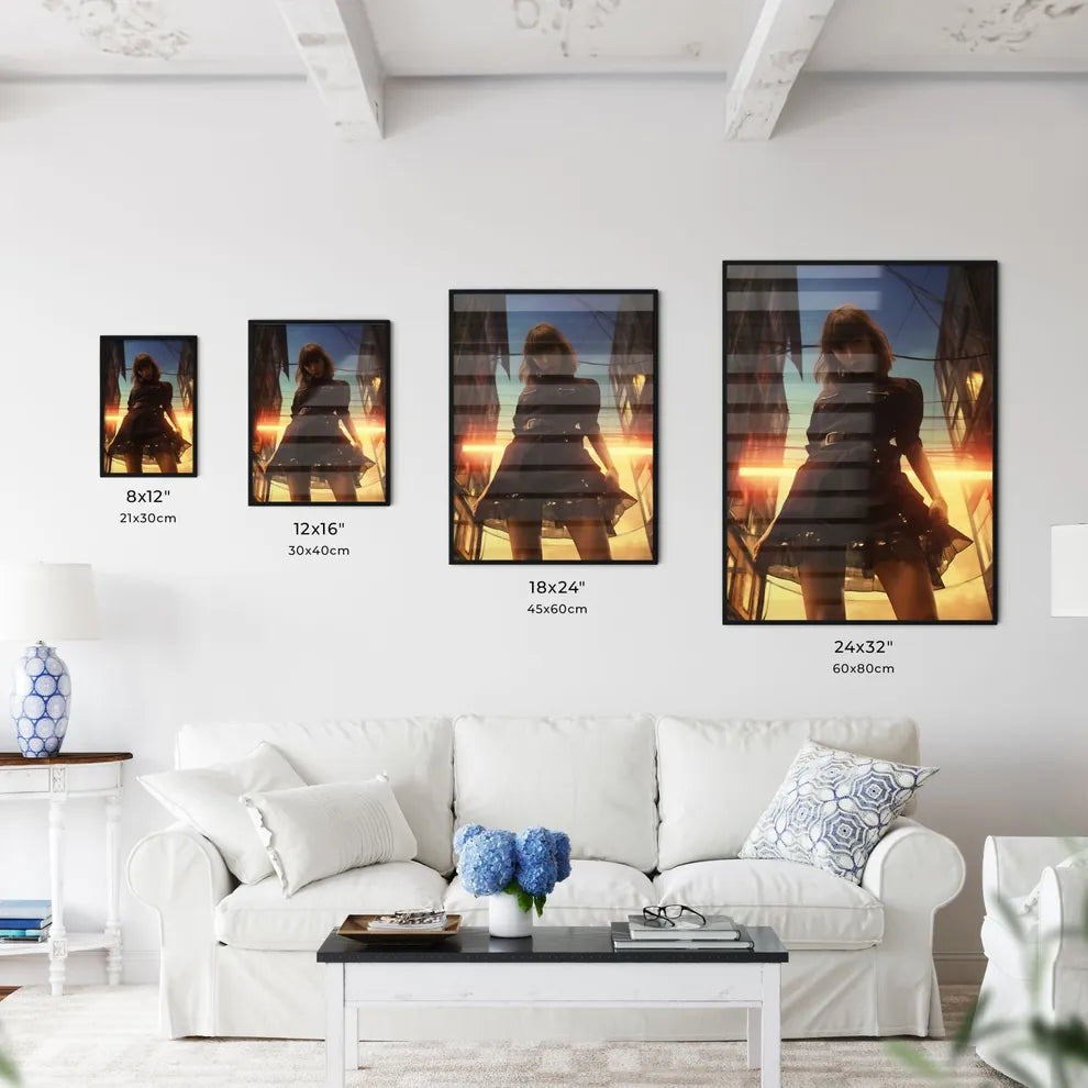 A Poster of Office lady extreme closeup - A  - Kitchen Hangings