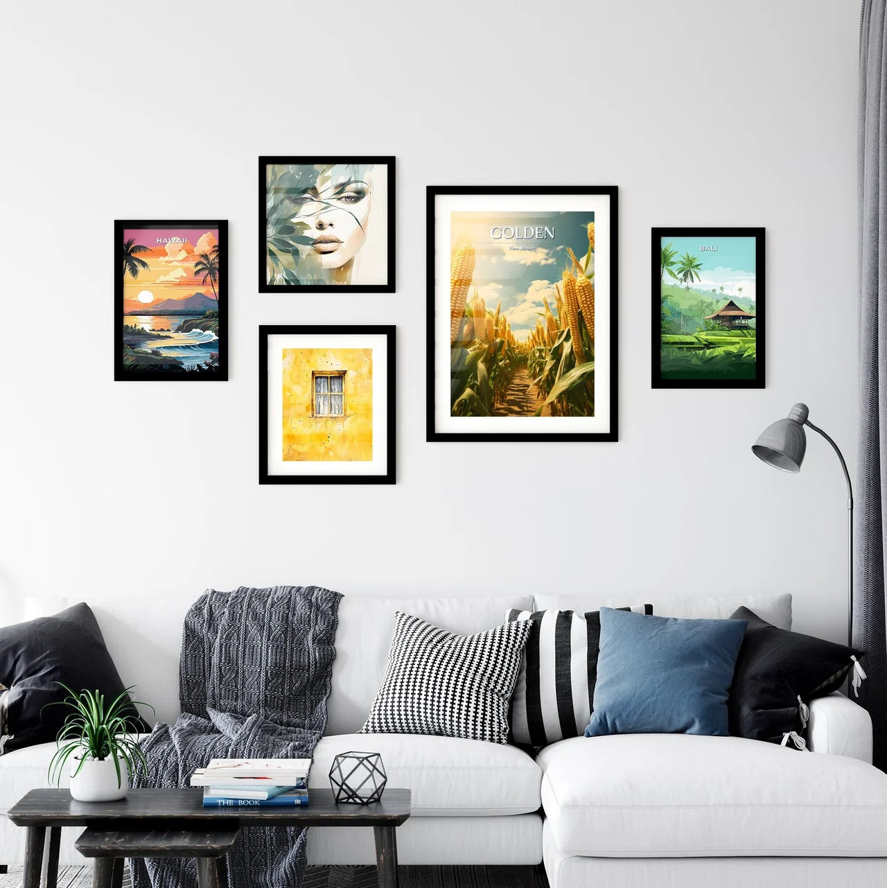 A Poster of A field of ripe corn - A Field O Wall Art