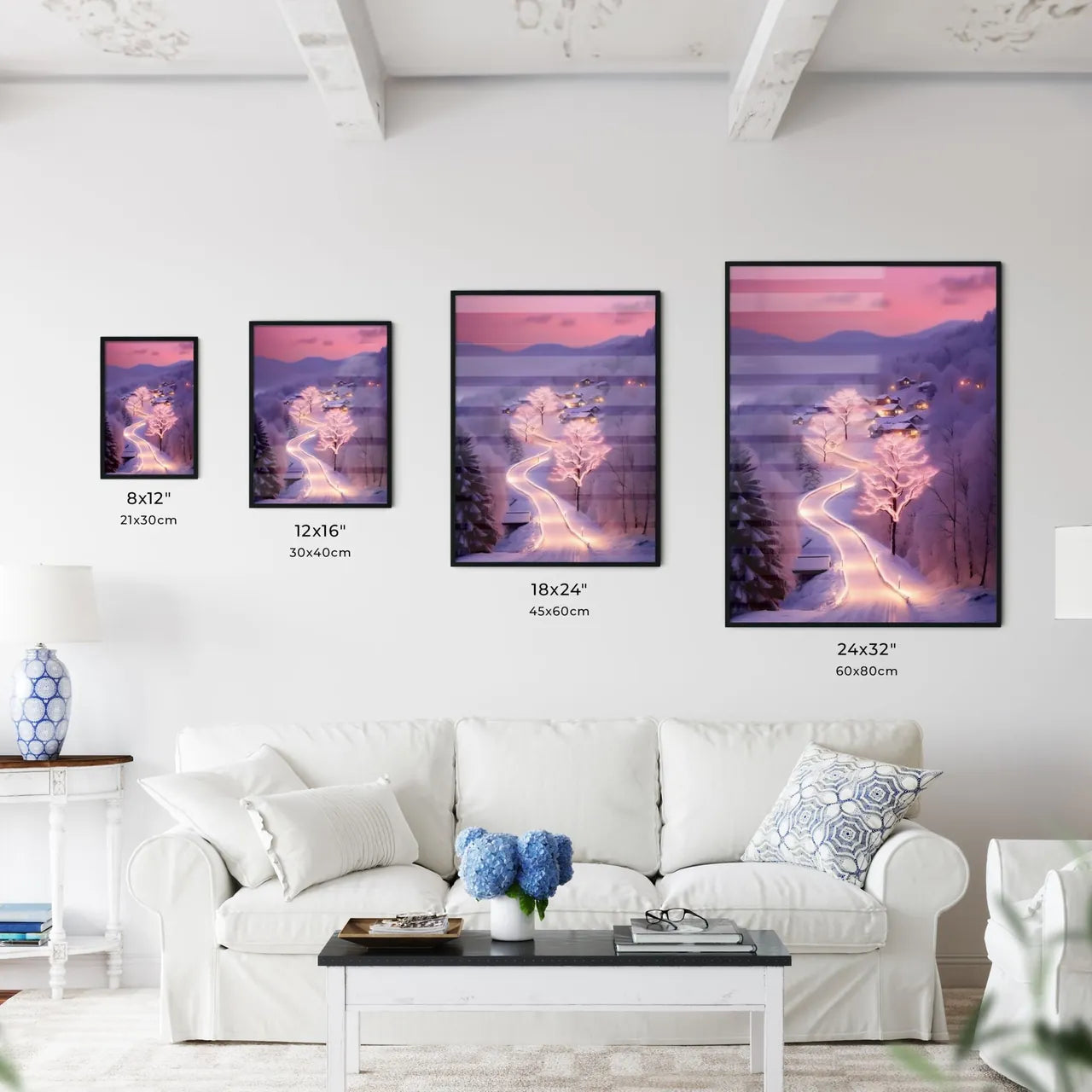 A Poster of beautiful snow scene - Kitchen Hangings