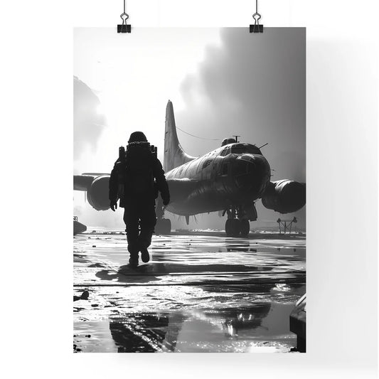 A Poster of travelers for the tshirt - A Man Poster