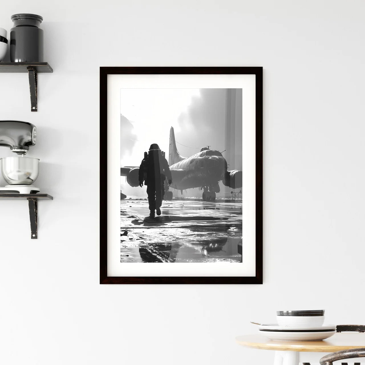 A Poster of travelers for the tshirt - A Man Framed Print
