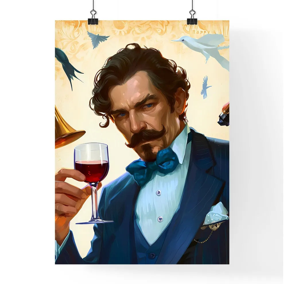 A Poster of happy father's day greeting card Poster