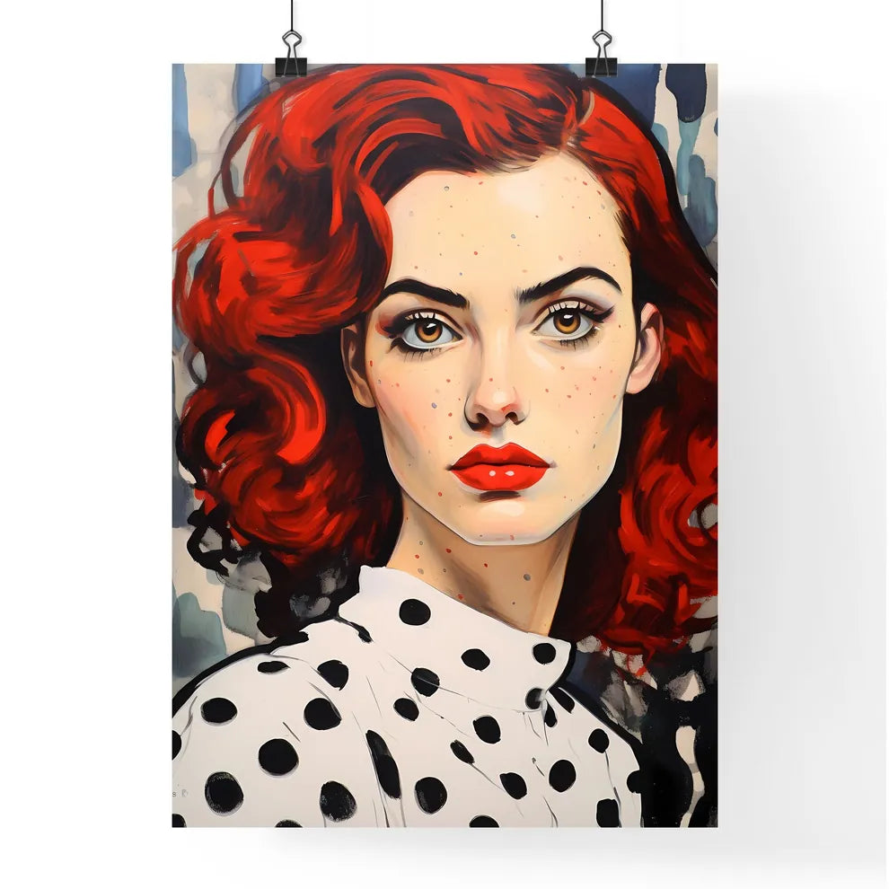 A Poster of young glamorous woman - A Woman  Poster