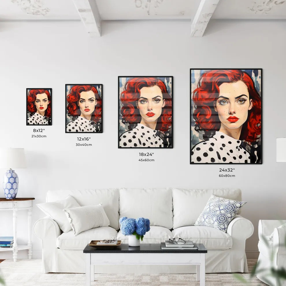 A Poster of young glamorous woman - A Woman  - Kitchen Hangings