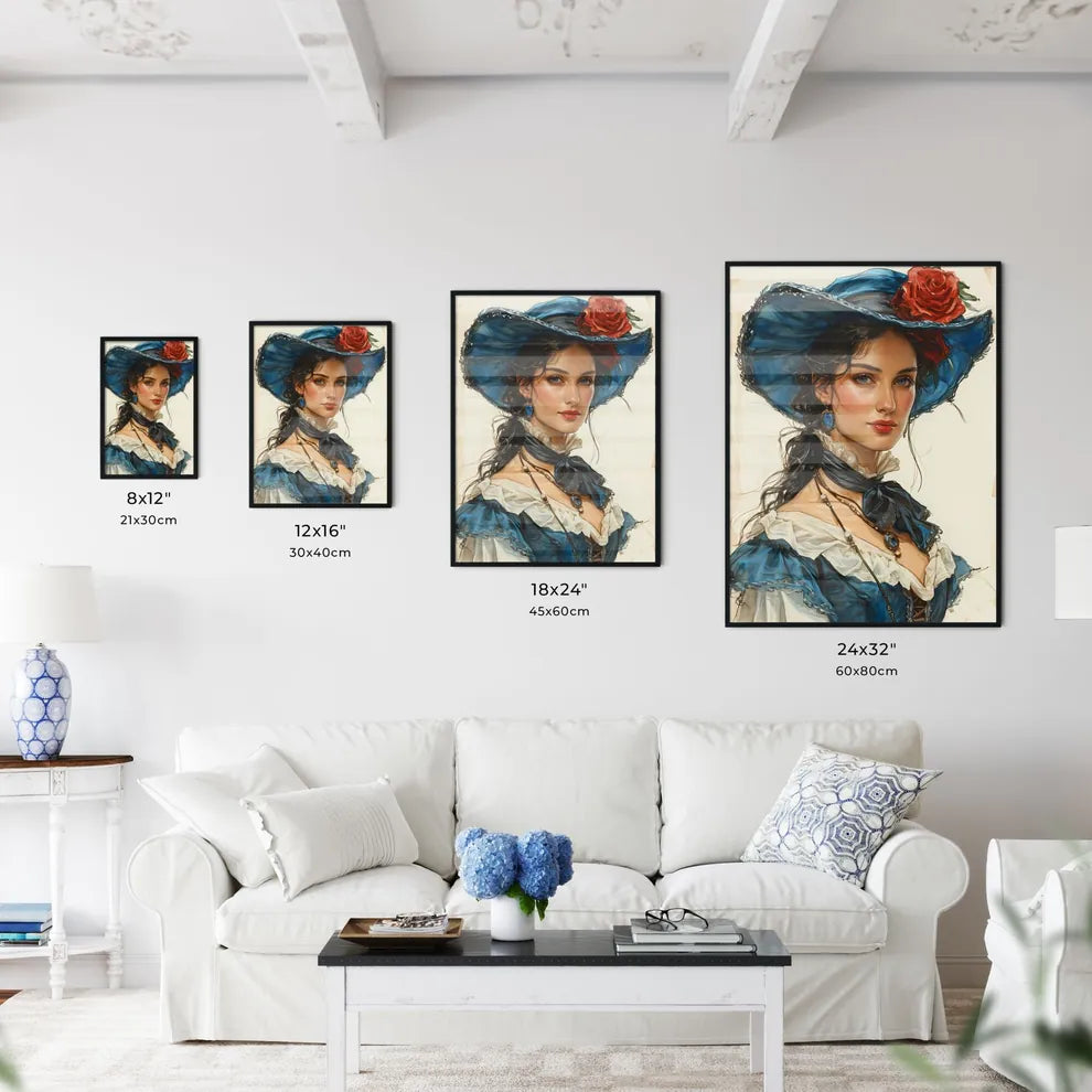 A Poster of a quirky lady has a secret - A W - Kitchen Hangings