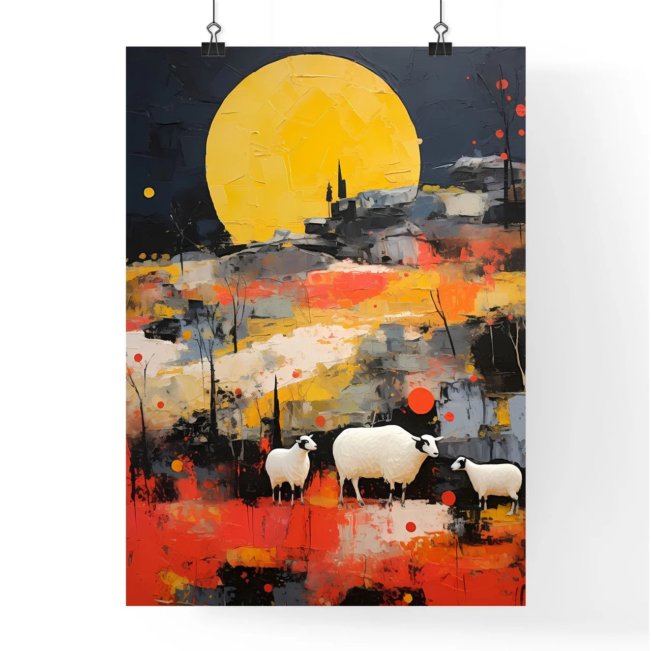 A Poster of Farm on The Plains of Obscurity  Poster