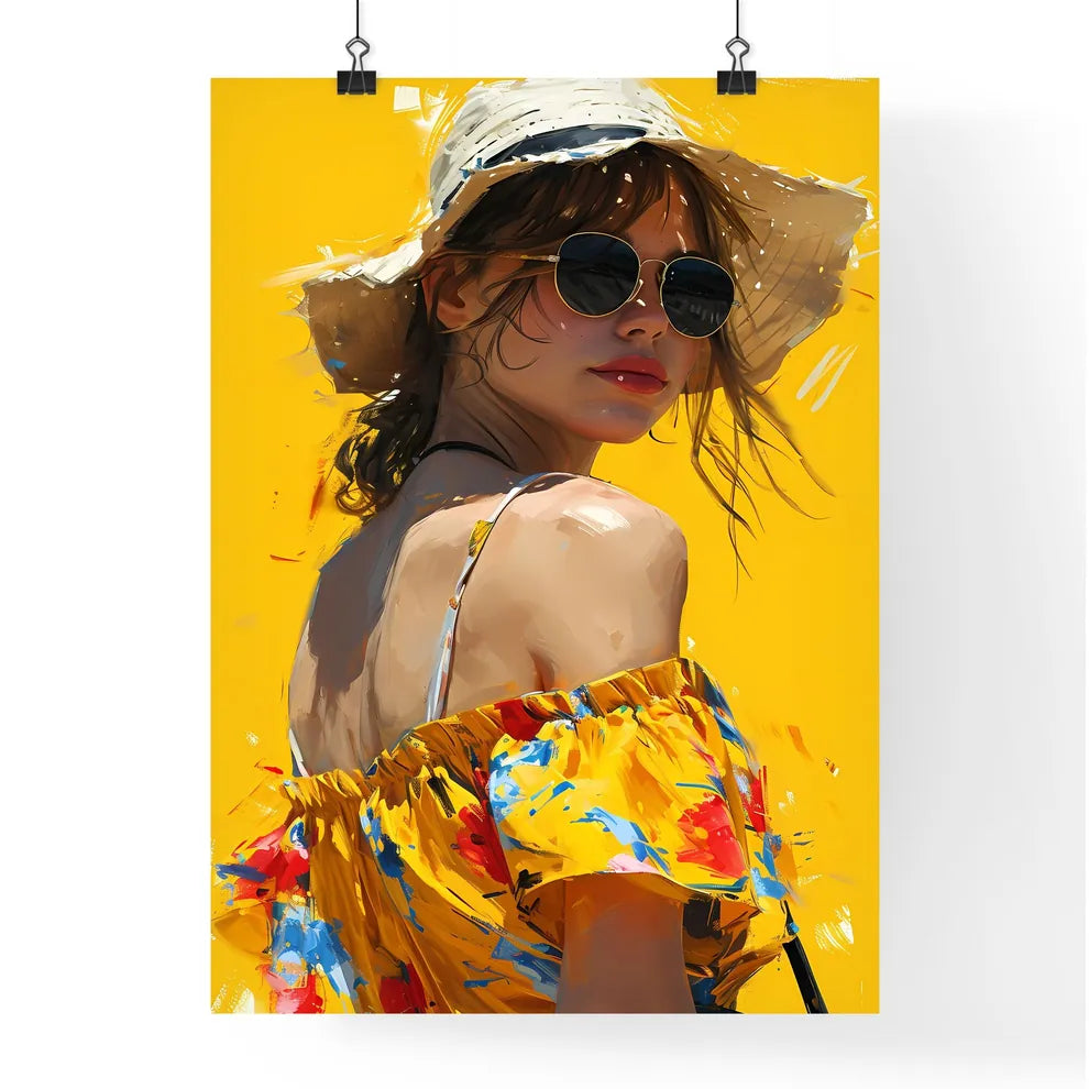 A Poster of paper art style illustration - A Poster