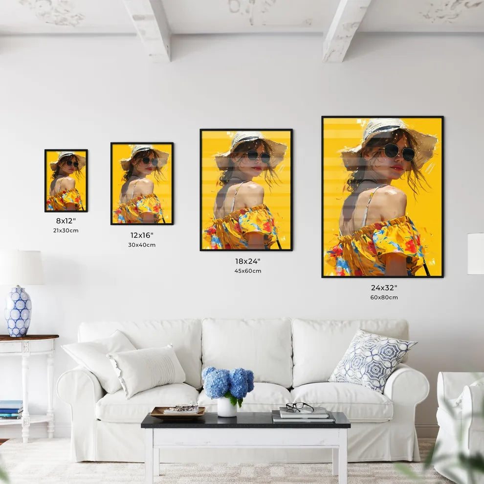 A Poster of paper art style illustration - A - Kitchen Hangings