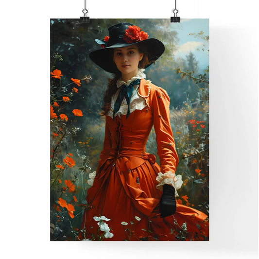 A Poster of american fashion magazine styled Poster