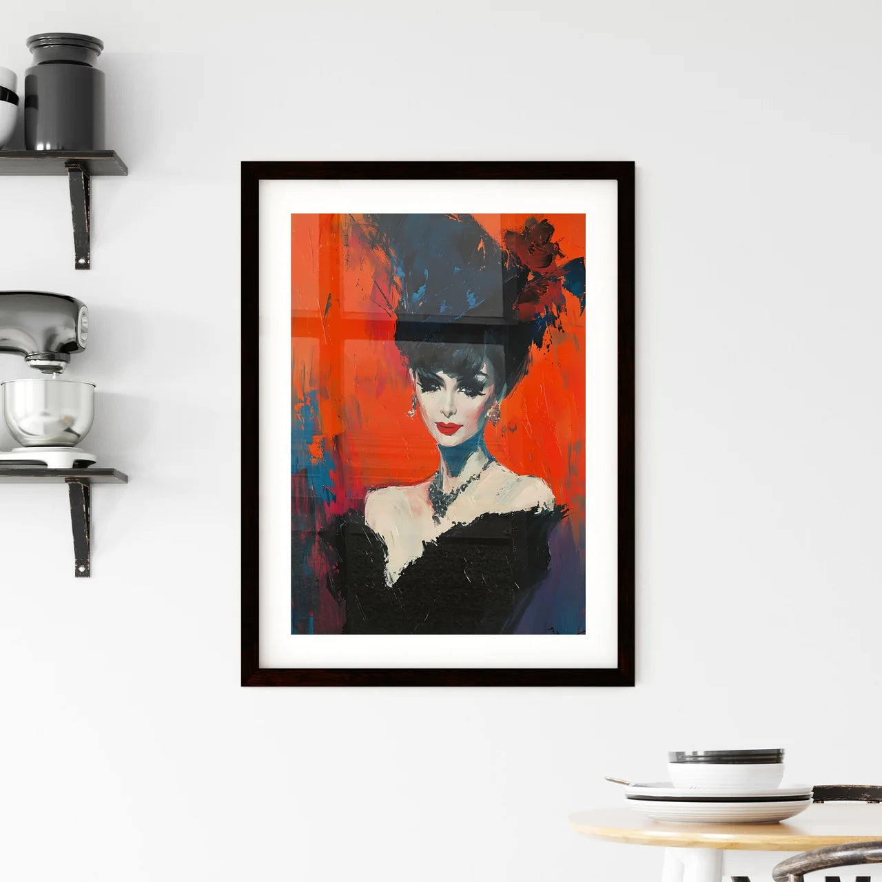 A Poster of Lolita from Vladimir Nabokov Por Framed Print