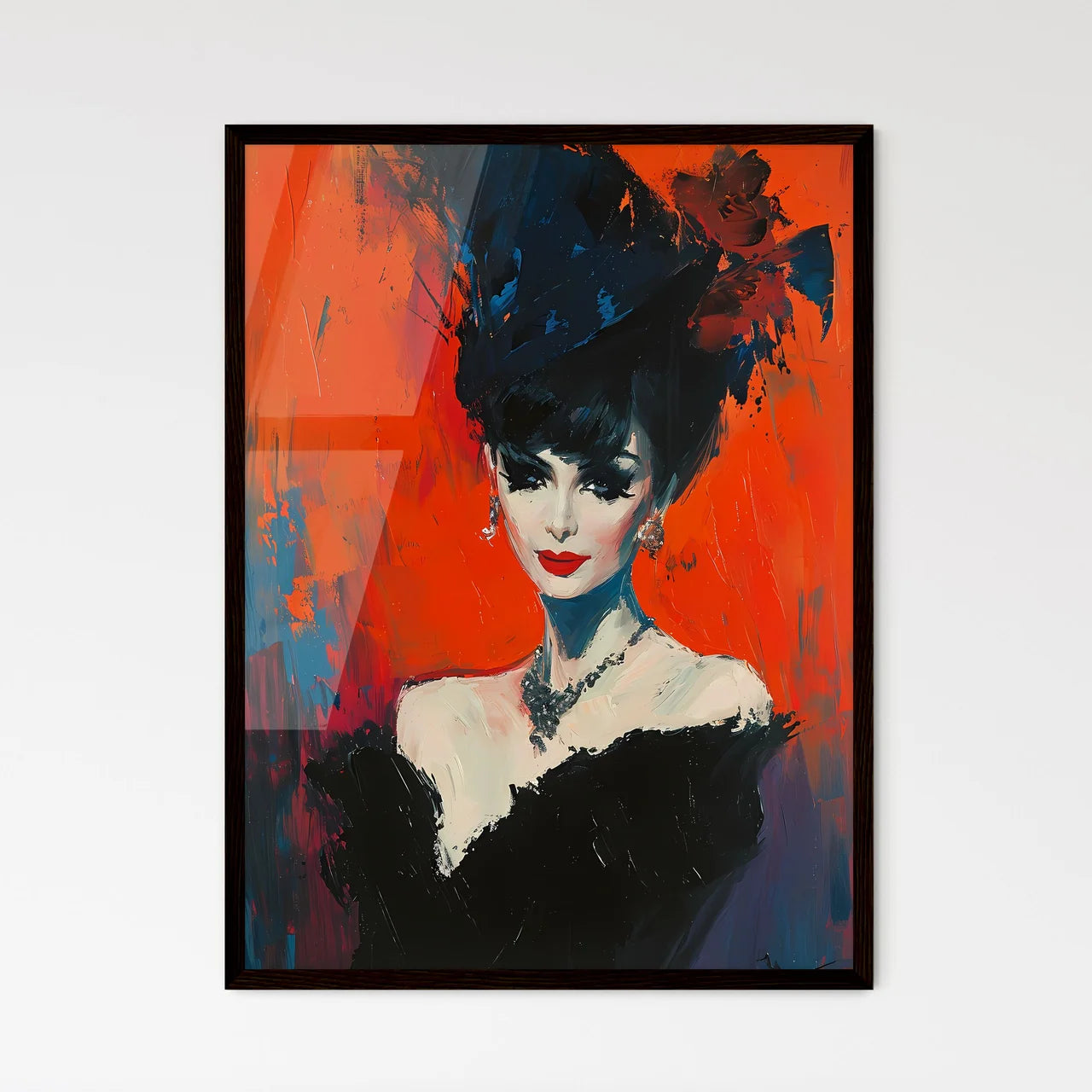 A Poster of Lolita from Vladimir Nabokov Por - Framed Art Print