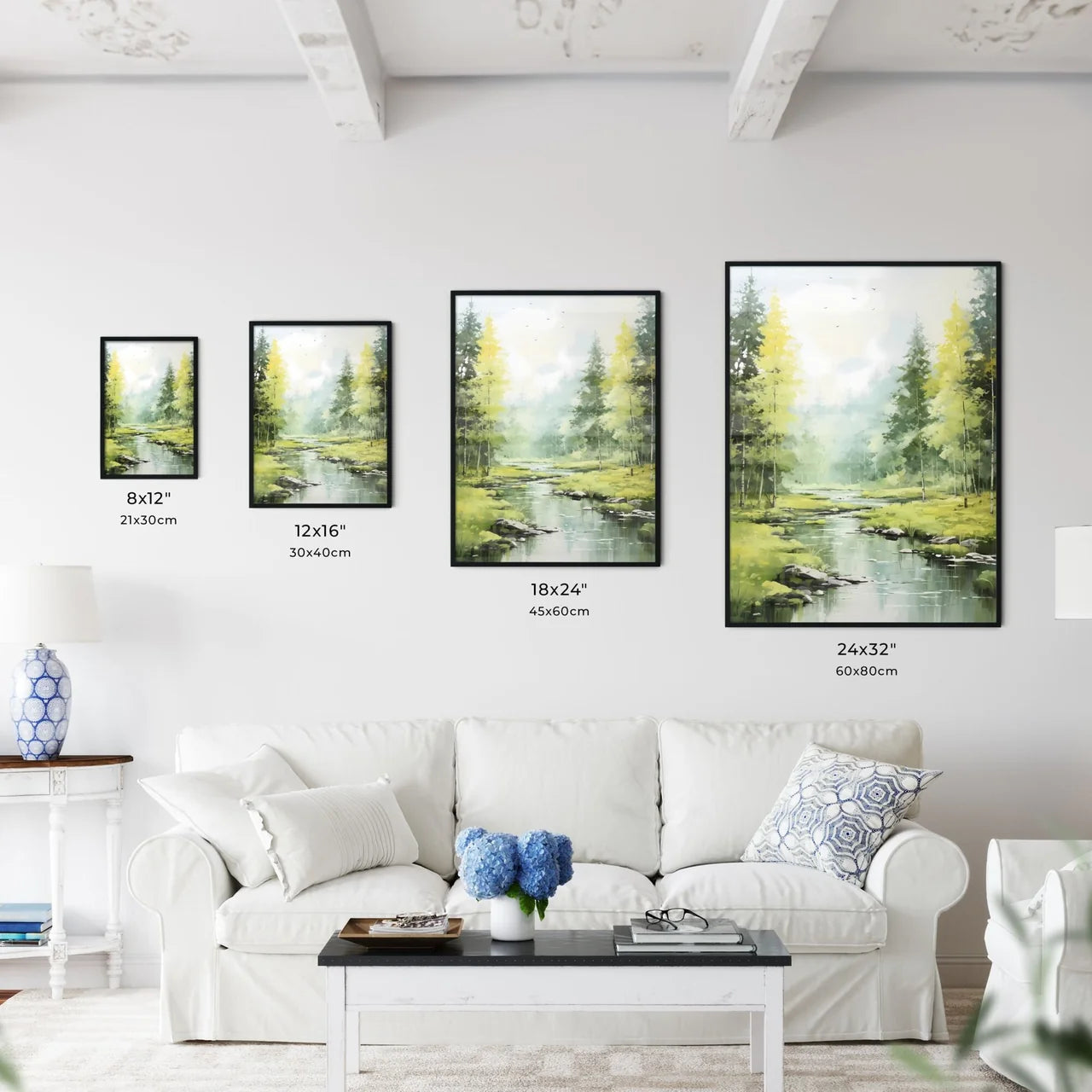 A Poster of a piece of acrylic painting - A  - Kitchen Hangings